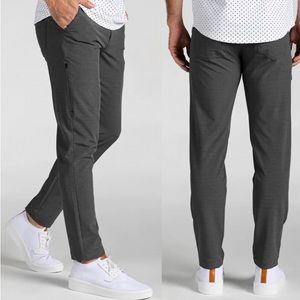 BYLT premium basics Mens Kinetic Pants in Dark Charcoal Grey Size 32 nwot
